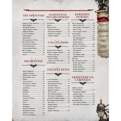 Warhammer 40K Wrath & Glory Vow of Absolution