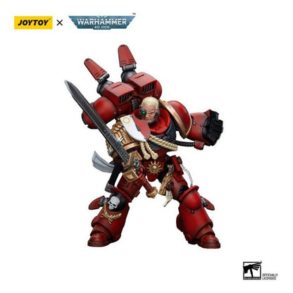 Warhammer Collectibles: 1/18 Scale Blood Angels Captain With Jump Pack