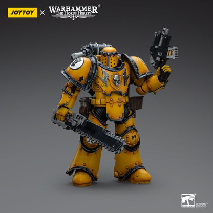 Warhammer Collectibles: 1/18 Scale Imperial Fists Legion MkIII Despoiler Sqd Despoiler with Chainsaw