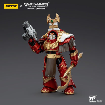 Warhammer Collectibles: 1/18 Scale Thousand Sons Sekhmet With Combi-Melta And Achea Force Weapon
