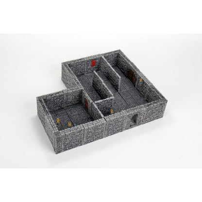 WarLock Tiles Dungeon Tiles II Full Height Stone Walls Expansion