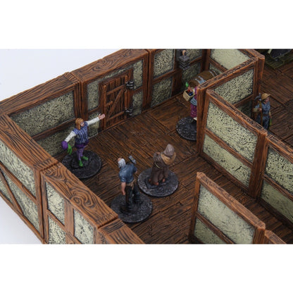 WarLock Tiles Town & Village II Full Height Plaster Walls Expansion