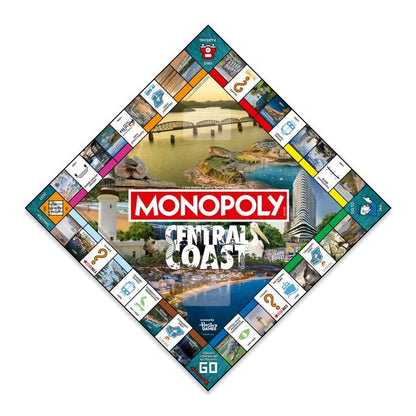Winning Moves Monopoly - City Editions: Central Coast Monopoly Board Game