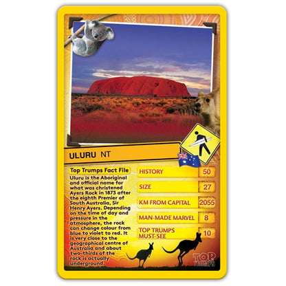 Winning Moves Top Trumps: Australia Top 30 Things to See Board Game